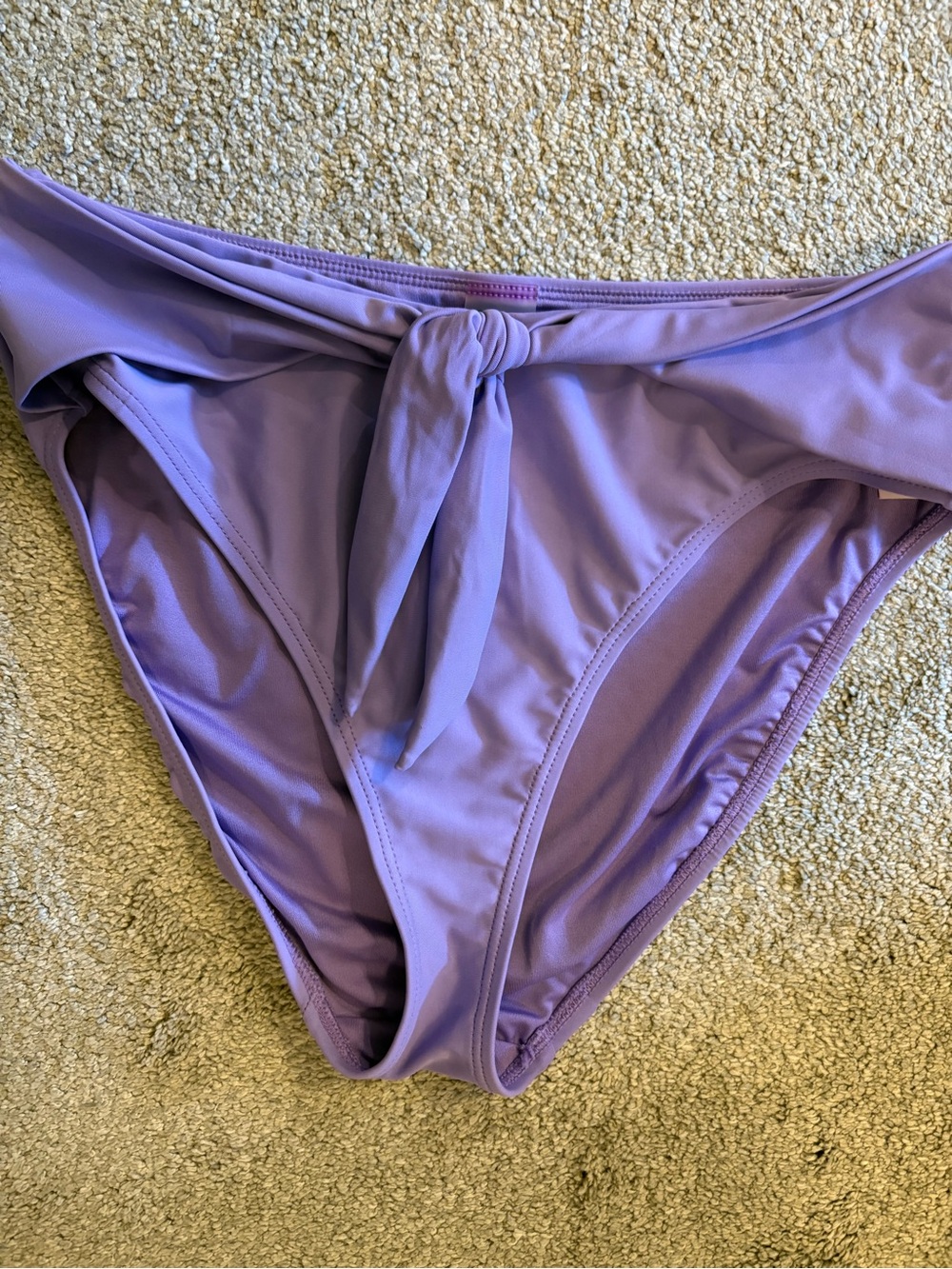 Old Navy Lilac Tie-Front Bikini Bottom - Women Swim M